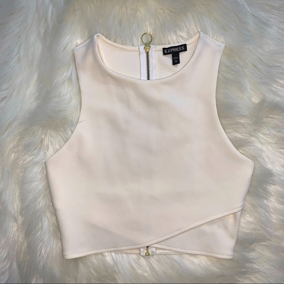 EXPRESS Cropped Dress Top - Picture 1 of 3